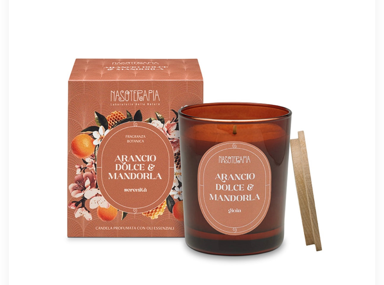 Candela arancio dolce & mandorla